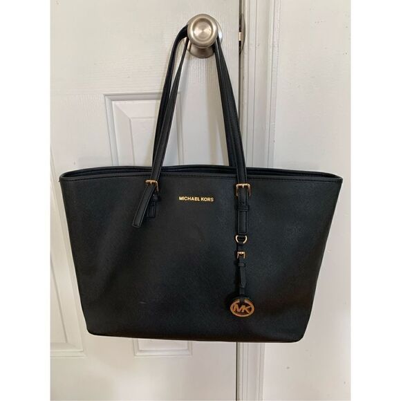 Michael Kors black tote bag large - Picture 1 of 9
